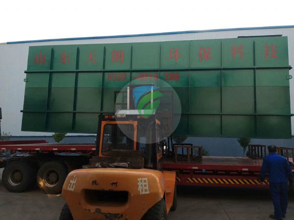 Yancheng buried sewage treatment equipment delivery