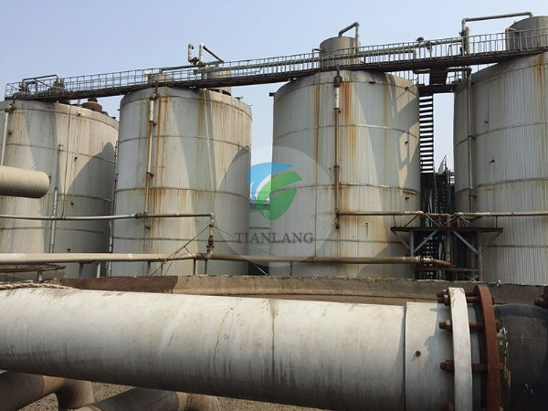 Chemical sewage treatment plant